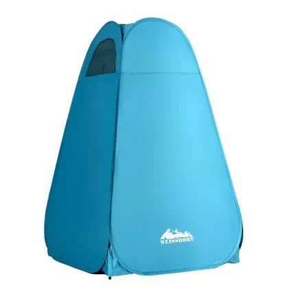 Weisshorn Pop-Up Camping Shower Tent - 190cm Privacy Shelter, UV-Resistant, Easy Setup, Portable with Carry Bag