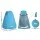 Weisshorn Pop-Up Camping Shower Tent - 190cm Privacy Shelter, UV-Resistant, Easy Setup, Portable with Carry Bag