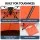 Weisshorn 3-4 Person Beach Tent Pop Up Sun Shade Automatic Auto-Hub UPF 50+ 237 x 225 x 141cm Orange