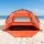 Weisshorn 3-4 Person Beach Tent Pop Up Sun Shade Automatic Auto-Hub UPF 50+ 237 x 225 x 141cm Orange