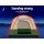 Weisshorn 4-Person Camping Tent - Water-Resistant, UV Protection, Polyester Fly, Fibreglass Poles, Green & Beige