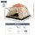 Weisshorn 3-4 Person Pop Up Camping Tent Instant Setup Waterproof PU2000mm Dual Mesh Windows Awning Included