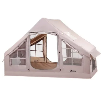 Weisshorn 6-Person Inflatable Beach Tent - PU3000 Water-Resistant, UV Protection, 300CM Spacious Family Shelter