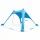 Weisshorn Camping Beach Shade Canopy 334 x 440 x 160cm Portable Blue Sun Shelter with Aluminium Poles