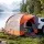 Weisshorn Camping Tent 250cm 6-8 Person Family Freestanding SUV Tent Mesh Windows Skylight Oxford Orange