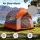 Weisshorn Camping Tent 250cm 6-8 Person Family Freestanding SUV Tent Mesh Windows Skylight Oxford Orange