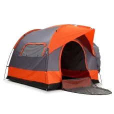 Weisshorn Camping Tent 250cm 6-8 Person Family Freestanding SUV Tent Mesh Windows Skylight Oxford Orange