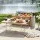 Alfresco 2 Person Picnic Basket Set 21L Insulated with Foldable Wood Table and Picnic Mat
