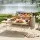 Alfresco 2 Person Picnic Basket Set 21L Insulated with Foldable Wood Table and Picnic Mat