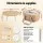 Alfresco 2 Person Insulated Picnic Basket Set with Foldable Wood Table Natural Wicker Outdoor Dining Set