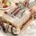 Alfresco 4 Person Picnic Basket Set with 21L Insulated Compartment, Foldable Wood Table and Picnic Mat