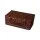 Alfresco 4 Person Picnic Basket Set, Wicker & PU Leather, 54x34x20cm, Brown & Blue, Insulated Cooler & Blanket Included