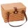 Alfresco 2-Person Willow Picnic Basket Set with Insulated Cooler, Plates, and Cutlery - Perfect for Outdoor Fun