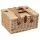 Alfresco 2 Person Willow Picnic Basket Set with Wooden Wine Table, Insulated Cooler, Blanket, Cutlery – 40x30x20cm