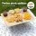 Alfresco 2 Person Willow Picnic Basket Set with Wooden Wine Table, Insulated Cooler, Blanket, Cutlery – 40x30x20cm