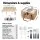 Alfresco 4 Person Willow Picnic Basket Set with Wood Table, Insulated Cooler, Blanket, Cutlery & Glasses - 40x30x20cm