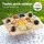 Alfresco 4 Person Willow Picnic Basket Set with Wood Table, Insulated Cooler, Blanket, Cutlery & Glasses - 40x30x20cm