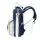 Alfresco 4-Person Picnic Backpack Set, Polyester, 44x37.3cm, Blue & Beige, Insulated Cooler, Outdoor Family Fun