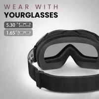 Outdoor Master OTG Ski Goggles Over Glasses Ski and Snowboard Goggles 100% UV Protection OM-5