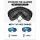 Outdoor Master Ski and Snowboard Goggles with Cover OTG Anti-Fog 100% UV Protection OM-18