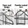 i.Pet 168cm Large Bird Cage - Heavy-Duty Wrought Iron Aviary with Open Roof, Perches, Seed Skirts & Wheels