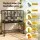 i.Pet 106cm 2-in-1 Bird Cage Aviary with Divider Parrot Budgie Steel Frame Lockable Castor Wheels Black