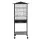 i.Pet 136cm Bird Cage Aviary Open Top Parrot Budgie Stand Wheels Black Welded Steel Slide Tray Storage