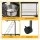 i.Pet Large Bird Cage 155cm - Wrought Iron, Non-Toxic Finish, Play Area, Secure Door, Castor Wheels, Easy Assembly
