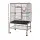 i.Pet Large 160cm Bird Cage, Wrought Iron, Powder-Coated, with Wheels, Perches, and Tray for Parrots and Budgies