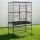 i.Pet Large 160cm Bird Cage, Wrought Iron, Powder-Coated, with Wheels, Perches, and Tray for Parrots and Budgies