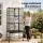 i.Pet 176cm 3-Tier Extra Large Bird Cage Aviary with Ladder Feed Cups Wheels Black 176cm Height Suitable for Small to M