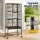 i.Pet 176cm 3-Tier Extra Large Bird Cage Aviary with Ladder Feed Cups Wheels Black 176cm Height Suitable for Small to M