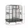 i.Pet Extra Large Bird Cage Aviary 185cm - Durable Wrought Iron, Lockable Wheels, Removable Divider, Slide-out Trays
