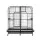 i.Pet Extra Large Bird Cage Aviary 185cm - Durable Wrought Iron, Lockable Wheels, Removable Divider, Slide-out Trays