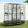 i.Pet Extra Large Bird Cage Aviary 185cm - Durable Wrought Iron, Lockable Wheels, Removable Divider, Slide-out Trays