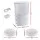 i.Pet 5L Automatic Pet Feeder Dual Bowl 2.4GHz/5GHz Wi-Fi App Control 10 Meals Voice Recorder White