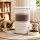 i.Pet 5L Automatic Pet Feeder Dual Bowl 2.4GHz/5GHz Wi-Fi App Control 10 Meals Voice Recorder White