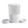 i.Pet 5L Automatic Pet Feeder Dual Bowl 2.4GHz/5GHz Wi-Fi App Control 10 Meals Voice Recorder White