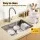 i.Pet 5L Automatic Pet Feeder Dual Bowl 2.4GHz/5GHz Wi-Fi App Control 10 Meals Voice Recorder White