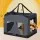 i.Pet XL Portable Foldable Pet Carrier, 82x58CM, Durable 600D Oxford, Mesh Windows, Easy-Clean, Dual Doors, Grey