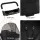 i.Pet Pet Stroller Pram: Foldable, Steel Frame, 360° Wheels, Water-Resistant Oxford Fabric, 15kg Capacity, Black/White