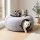 I.pet Cat Donut Bed 60cm Tunnel Cave Hideaway Detachable Grey Felt