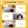 I.pet Cat Donut Bed 60cm Tunnel Cave Hideaway Detachable Grey Felt