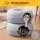 I.pet Cat Donut Bed 60cm Tunnel Cave Hideaway Detachable Grey Felt