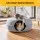 I.pet Cat Donut Bed 60cm Tunnel Cave Hideaway Detachable Grey Felt
