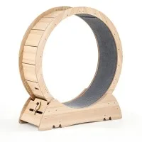 i.Pet Wooden Cat Exercise Wheel 91cm Large Indoor Treadmill with Quiet Bearings Natural i.Pet Wooden Cat Exercise Wheel 91cm Large Indoor Treadmill with Quiet Bearings Natural