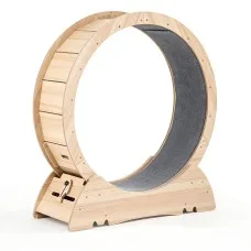 i.Pet Wooden Cat Exercise Wheel 91cm Large Indoor Treadmill with Quiet Bearings Natural