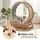 i.Pet Wooden Cat Exercise Wheel 91cm Large Indoor Treadmill with Quiet Bearings Natural