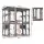 I.pet Cat House 181cm Outdoor Catio Walk-In Enclosure with 7 Platforms Grey