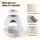 i.Pet Cat Litter Box Enclosure Hidden Planter Furniture House White Egg-Shaped Easy-Clean PP Design